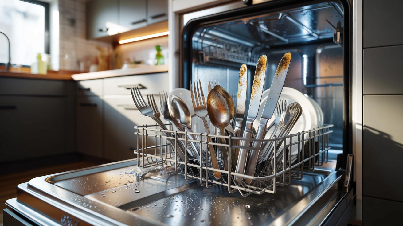 Twoje sztućce rdzewieją w zmywarce? Winny jest prosty błąd w kuchni