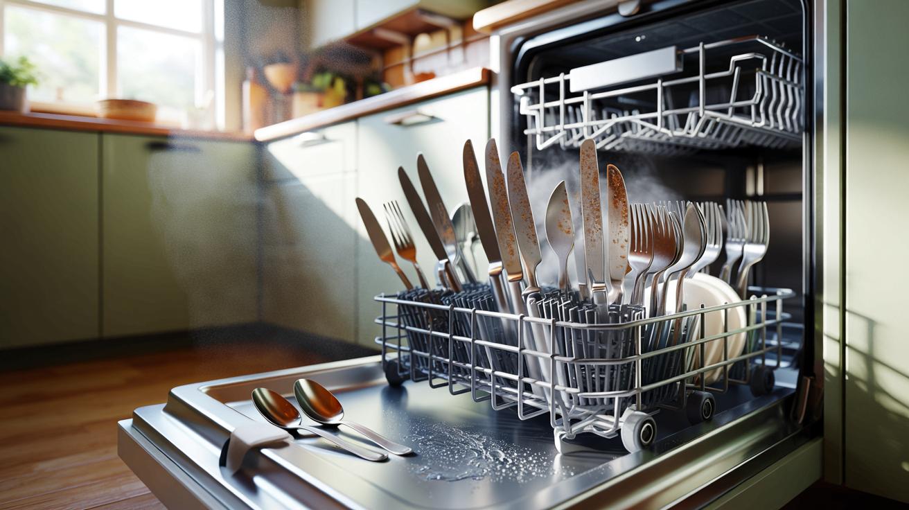 Twoje sztućce rdzewieją w zmywarce? Winny jest ten prosty błąd