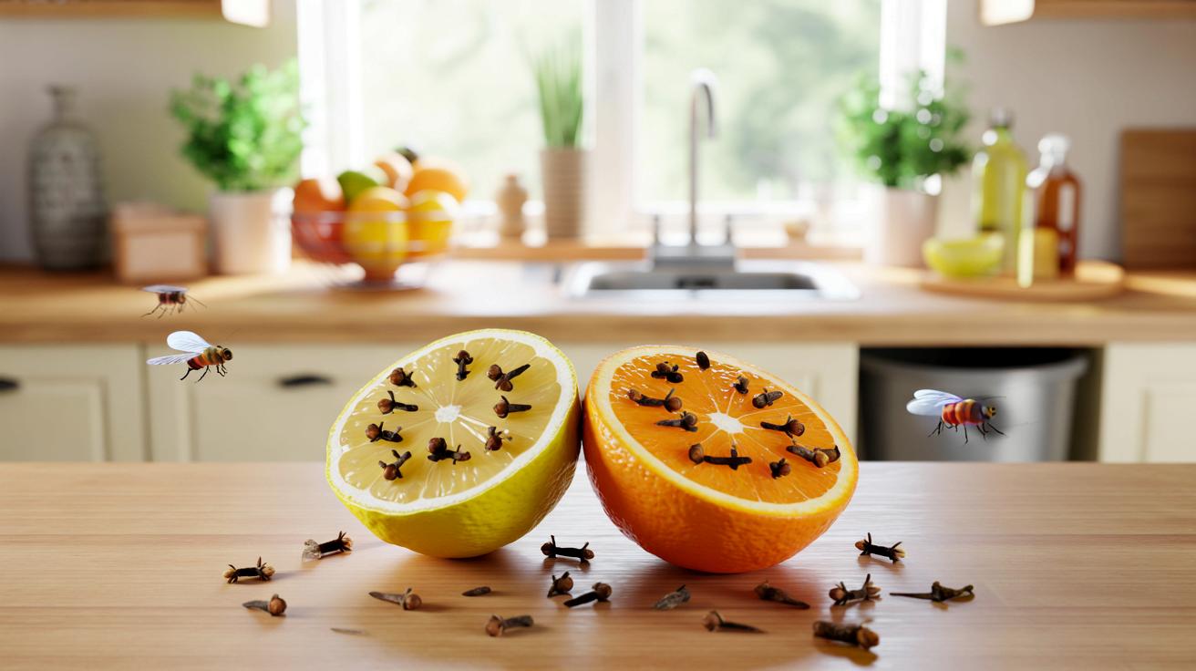 Uciążliwe muszki w kuchni? Ten zapach je przepędzi i odświeży dom
