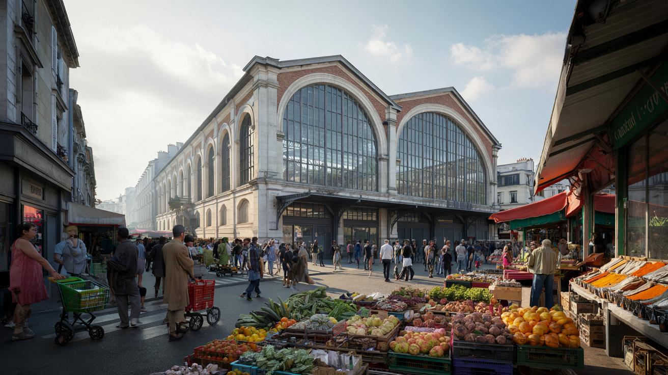 Ukryty gigant pod Paryżem: niezwykły zadaszony targ 15 minut metrem od centrum