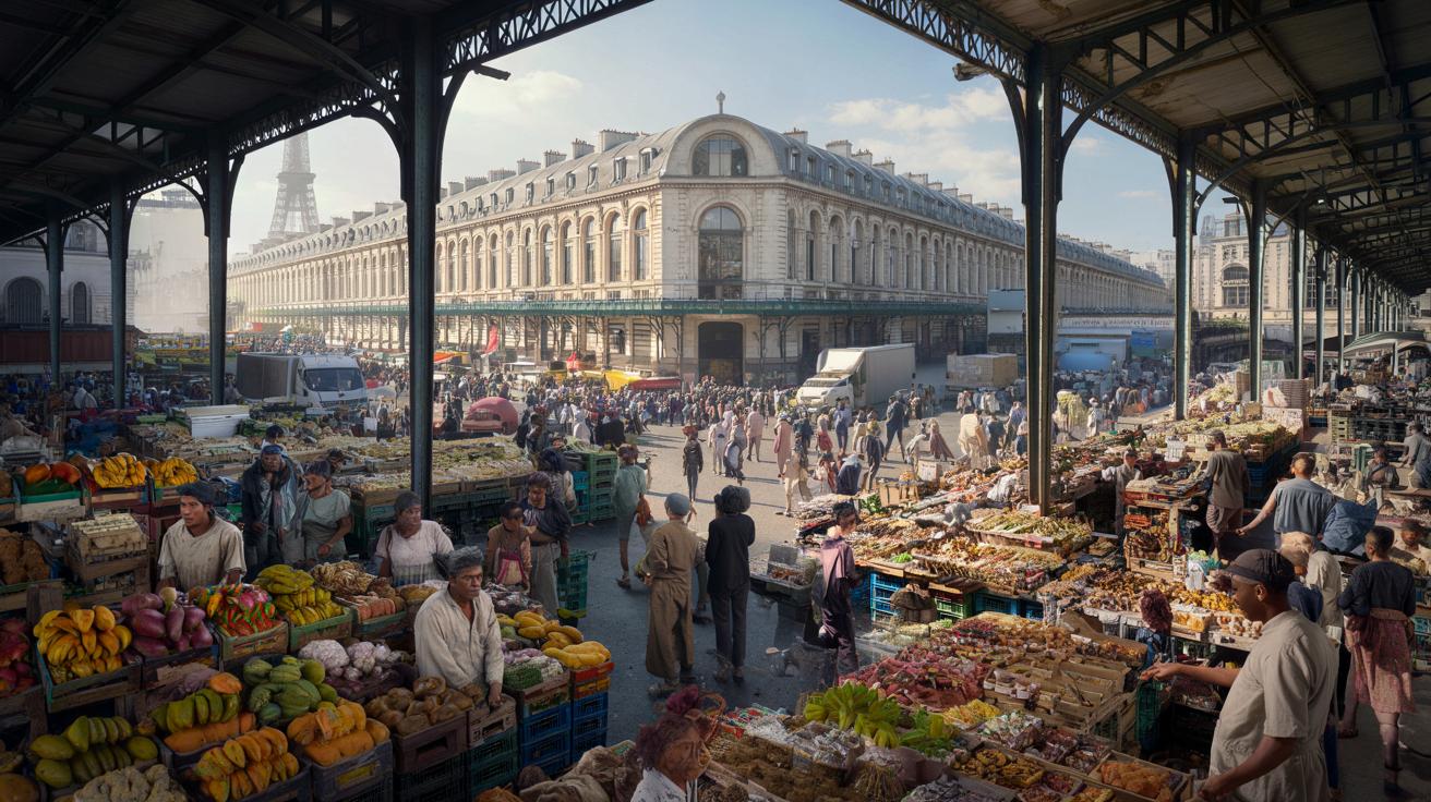 Ukryty targ gigant 15 minut od Paryża. Mało kto o nim wie