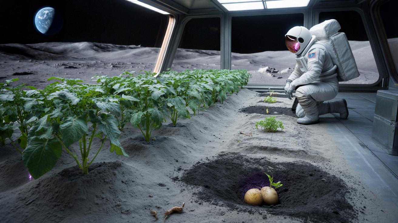 Czy da się uprawiać ziemniaki na Księżycu? NASA testuje kosmiczny ogród