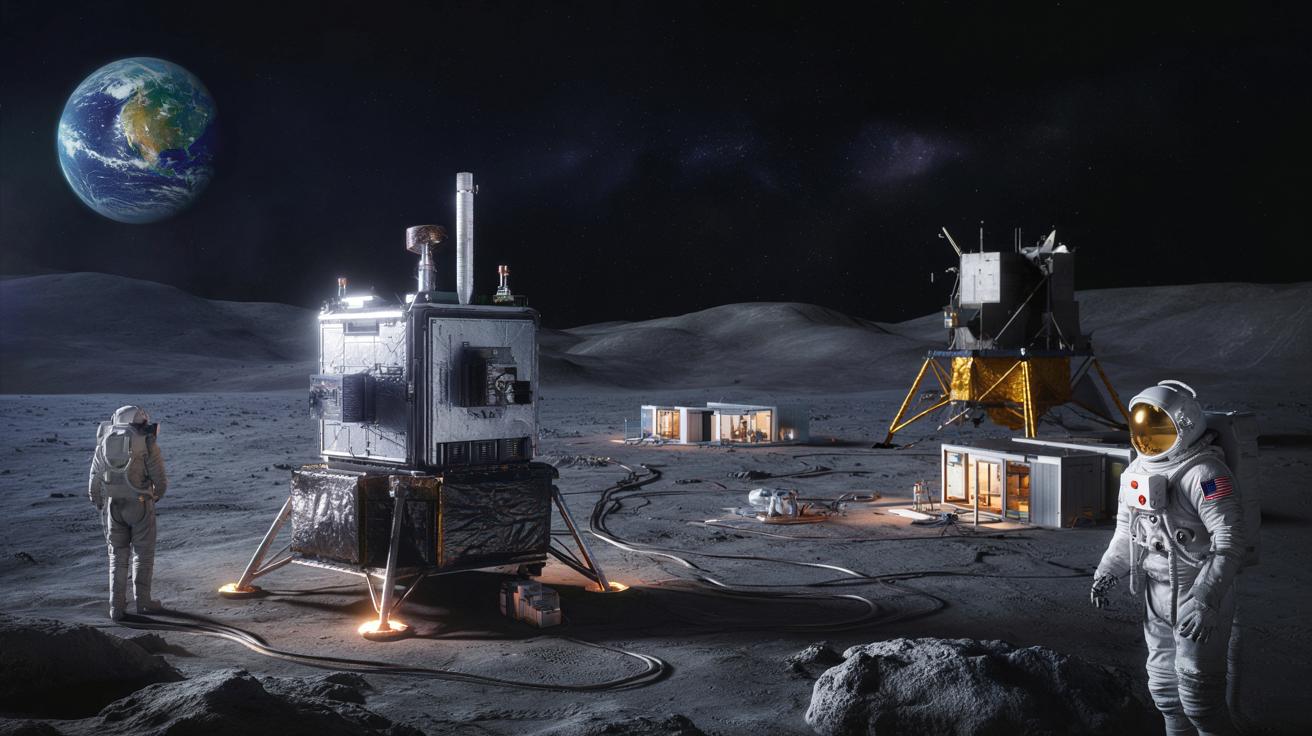 USA chcą postawić reaktor jądrowy na Księżycu jeszcze przed 2030 rokiem