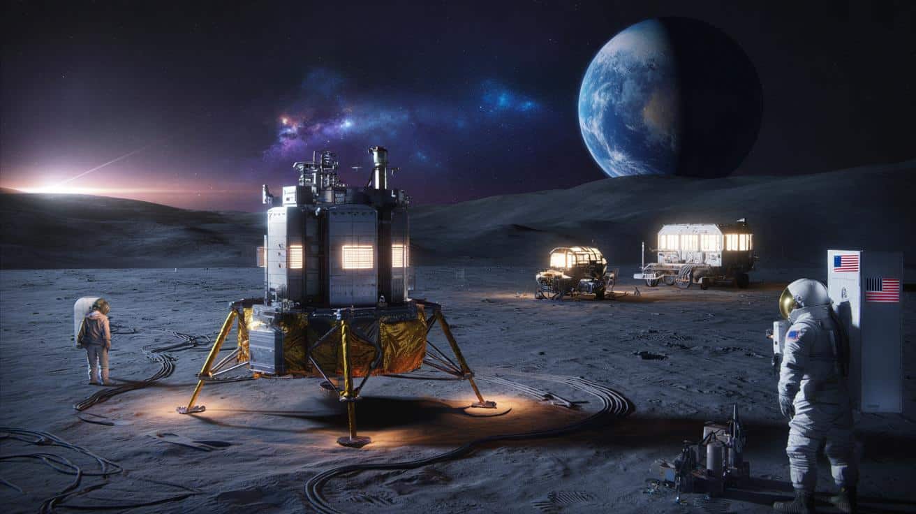 USA chcą postawić reaktor jądrowy na Księżycu przed 2030 rokiem