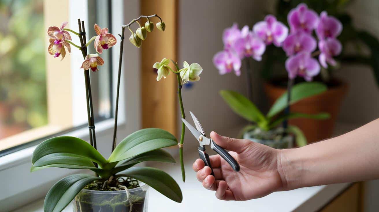 Uschnięty storczyk? Zrób jedno cięcie nad 3. oczkiem, a znów zakwitnie