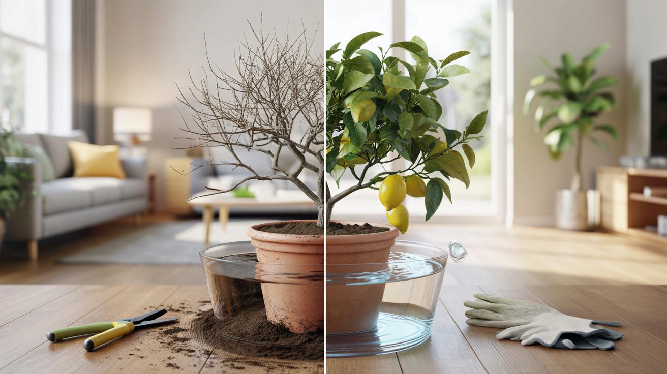 Uschnięty cytrynowiec bez liści? Prosty domowy trik, który stawia go na nogi w 15 dni