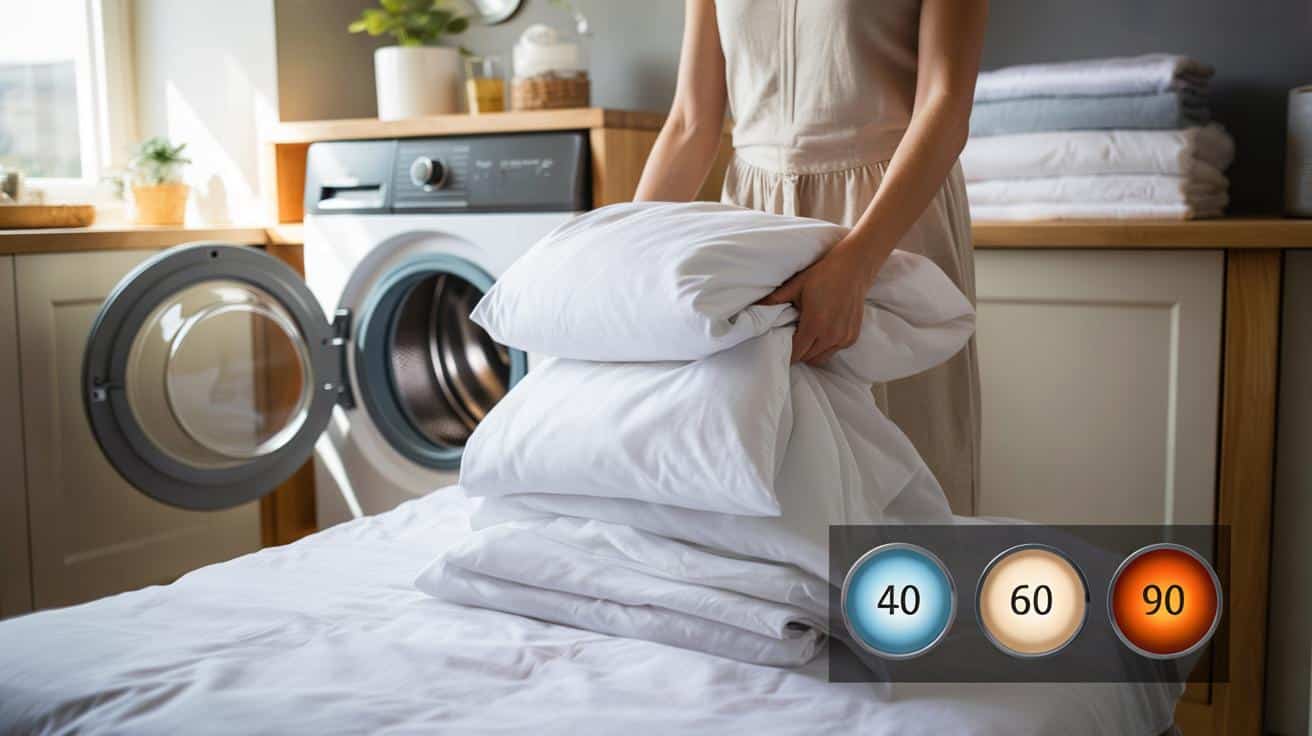 W jakiej temperaturze prać pościel? 40, 60 czy 90 stopni