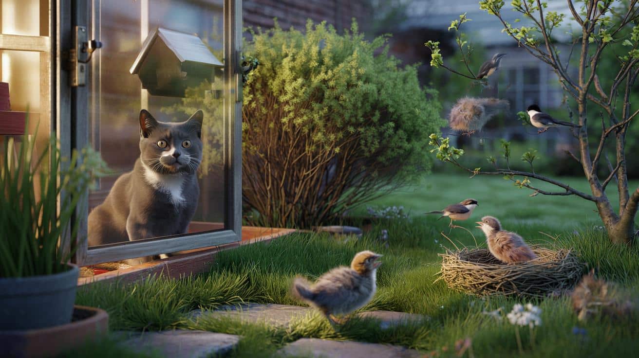 W marcu i kwietniu zatrzymaj kota w domu. Twój ogród tego nie zniesie