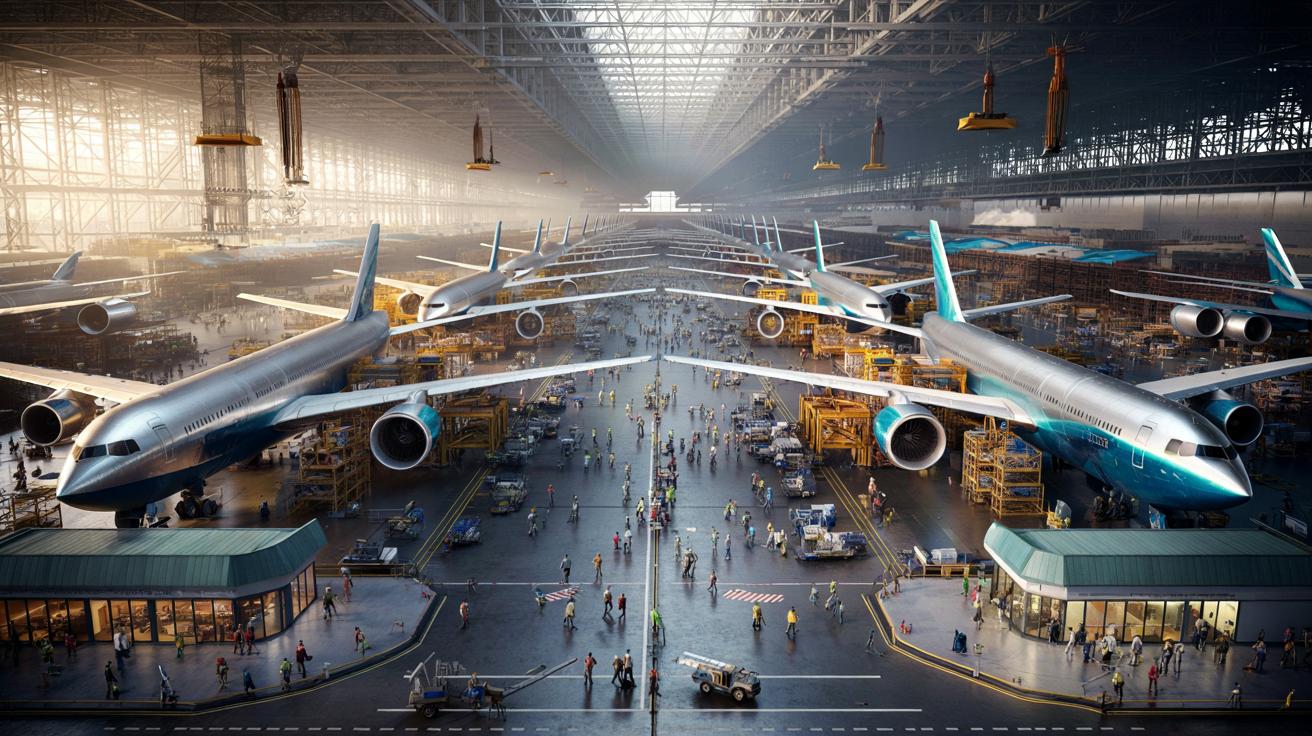 W środku największej fabryki świata: 30 tys. ludzi i 8 samolotów naraz