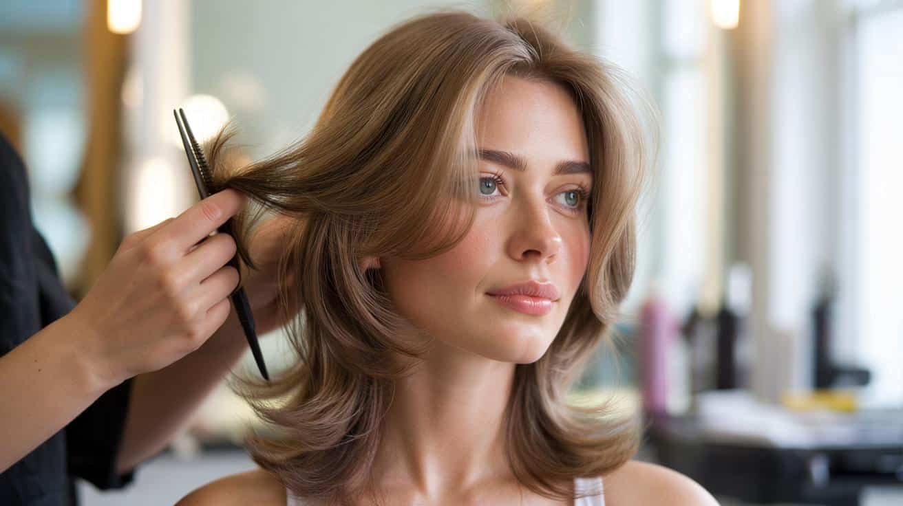 Warstwowe cięcie które ratuje cienkie i oklapnięte włosy w 5 minut