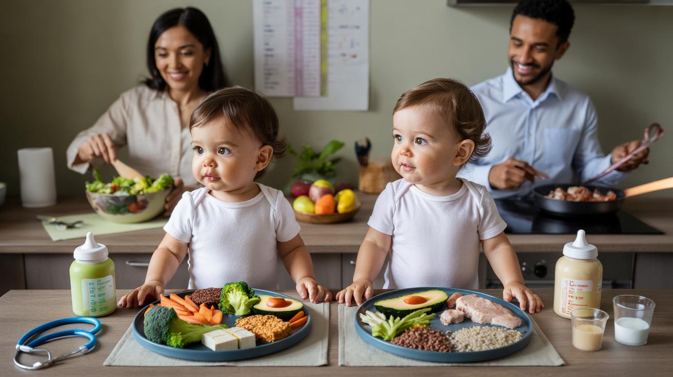 Wegetariańskie maluchy rosną tak samo jak mięsożerne dzieci