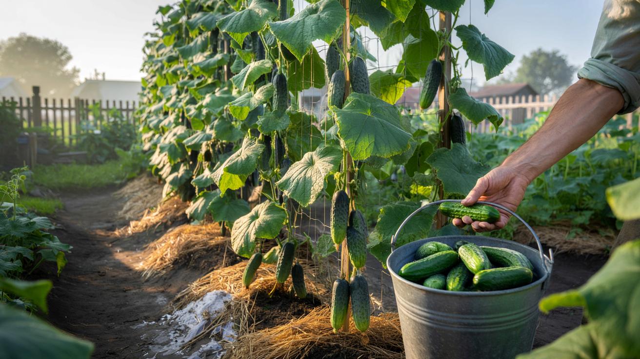 Ogrodnicy zdradzają prosty sposób na większe plony ogórków bez stosowania dodatkowych nawozów