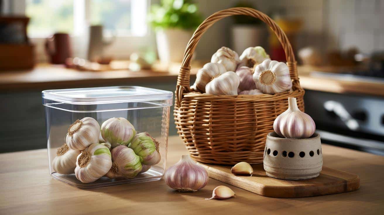 Wiele osób przechowuje czosnek w zamkniętym pojemniku nie wiedząc, że potrzebuje powietrza