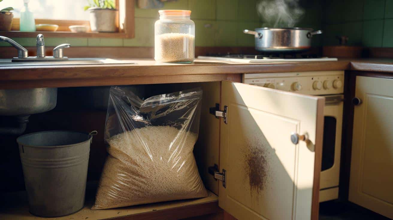 Wiele osób przechowuje ryż w wilgotnym miejscu nie wiedząc, że może się szybciej psuć