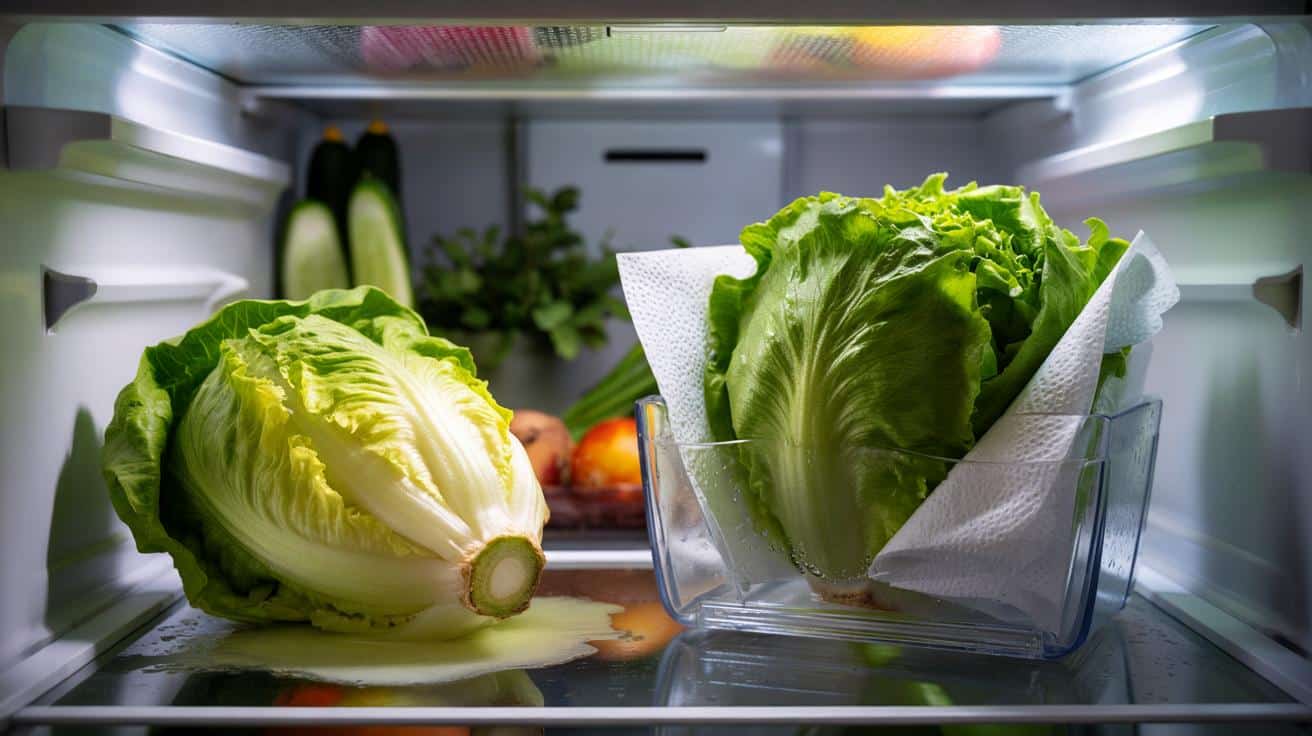 Wiele osób przechowuje sałatę bez wilgotnego ręcznika nie wiedząc, że szybciej traci świeżość