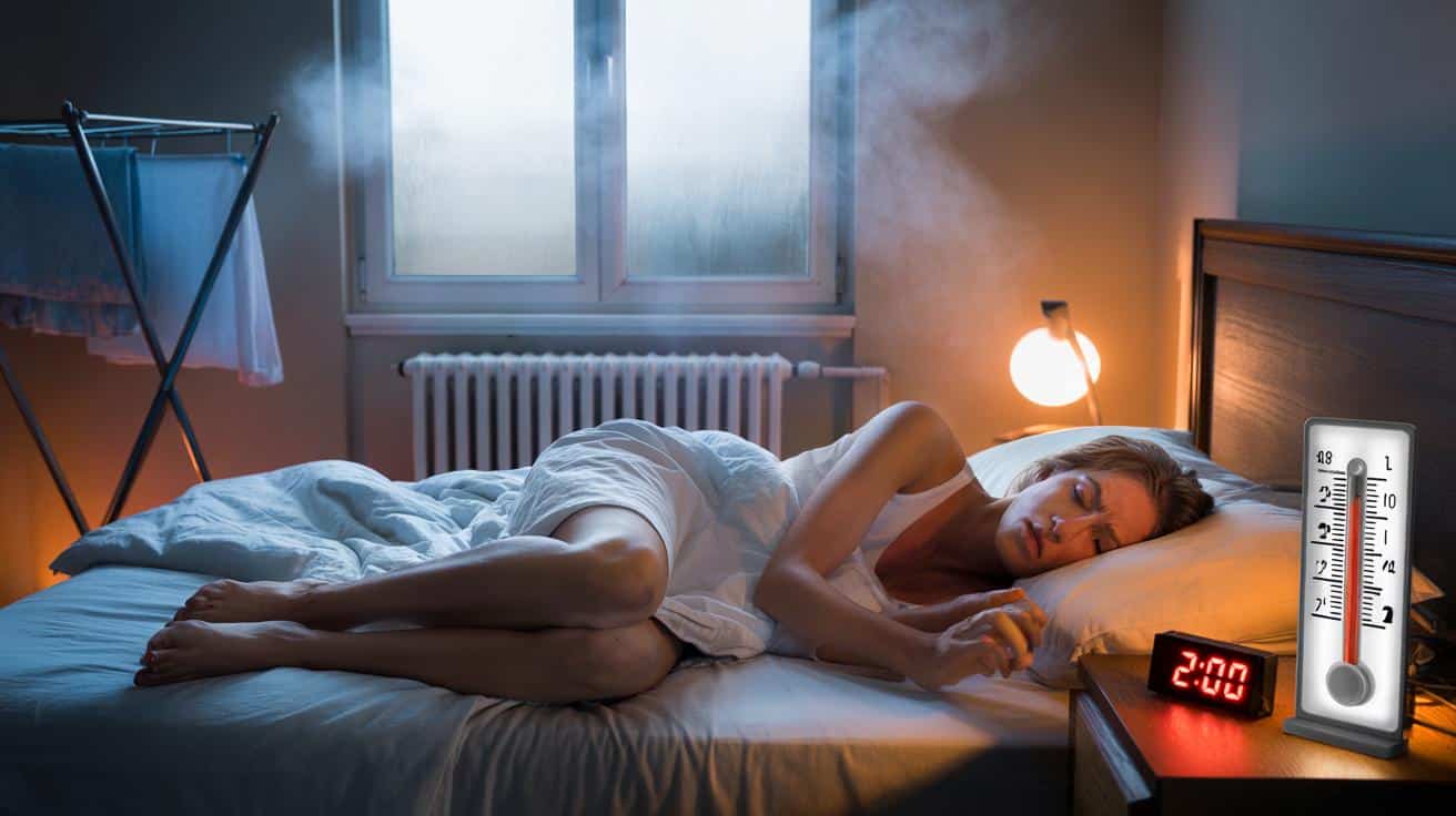 Wiele osób śpi przy zbyt wysokiej temperaturze w sypialni nie wiedząc, że pogarsza to sen