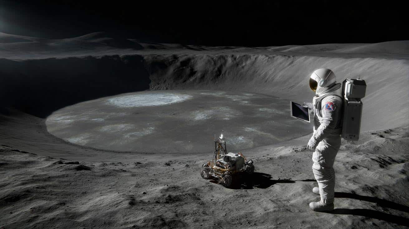 Wielki zawód na Księżycu: lód wodny znika z wielkich planów