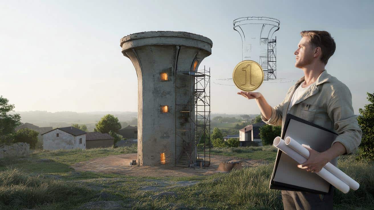 Wieża ciśnień za 1 euro. Mała gmina szuka szalonego wizjonera