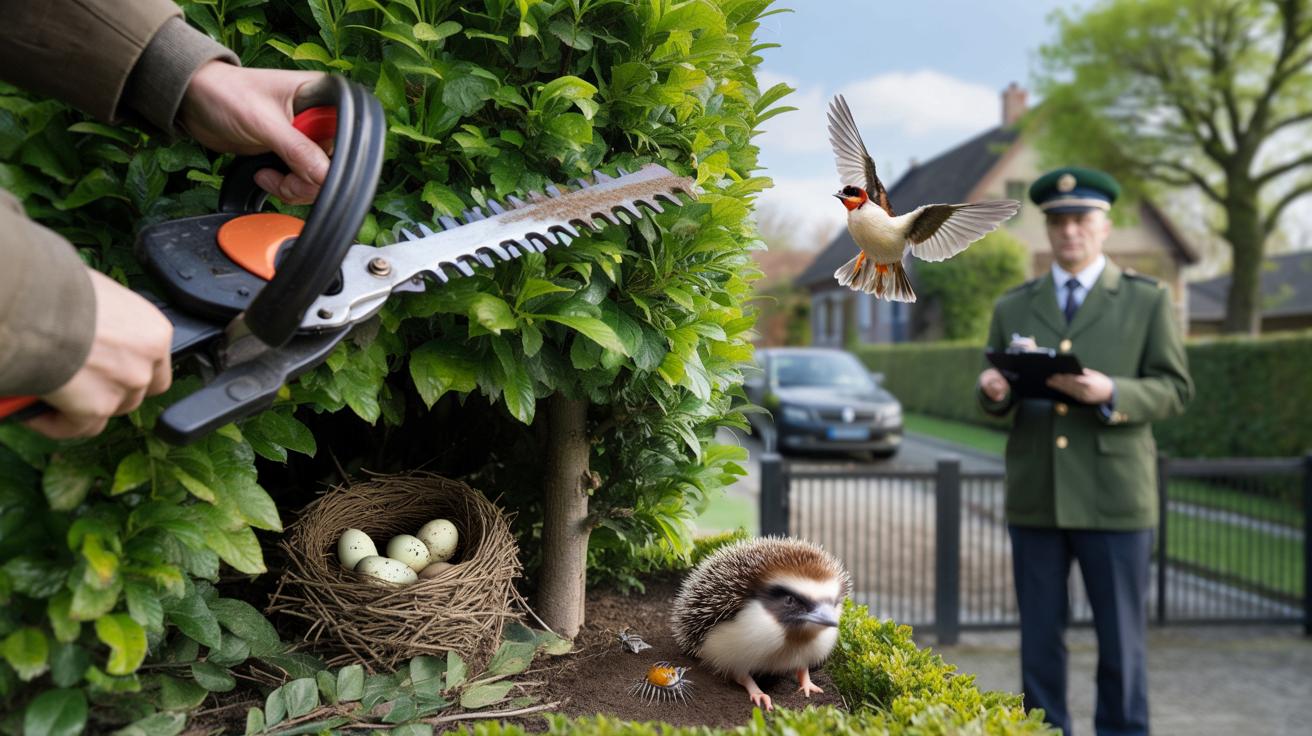 Wiosenne cięcie żywopłotu może skończyć się gigantyczną karą finansową