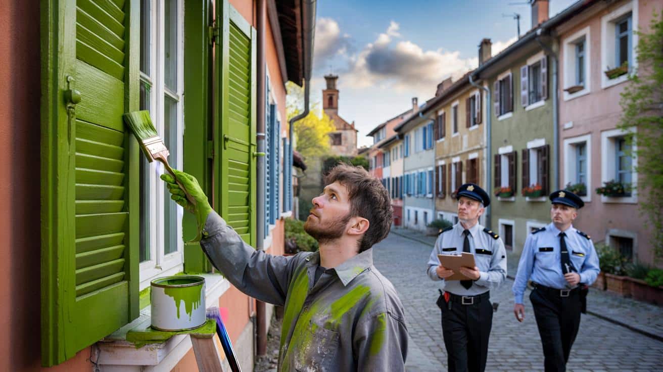 Wiosenne malowanie okiennic może skończyć się bolesnym mandatem