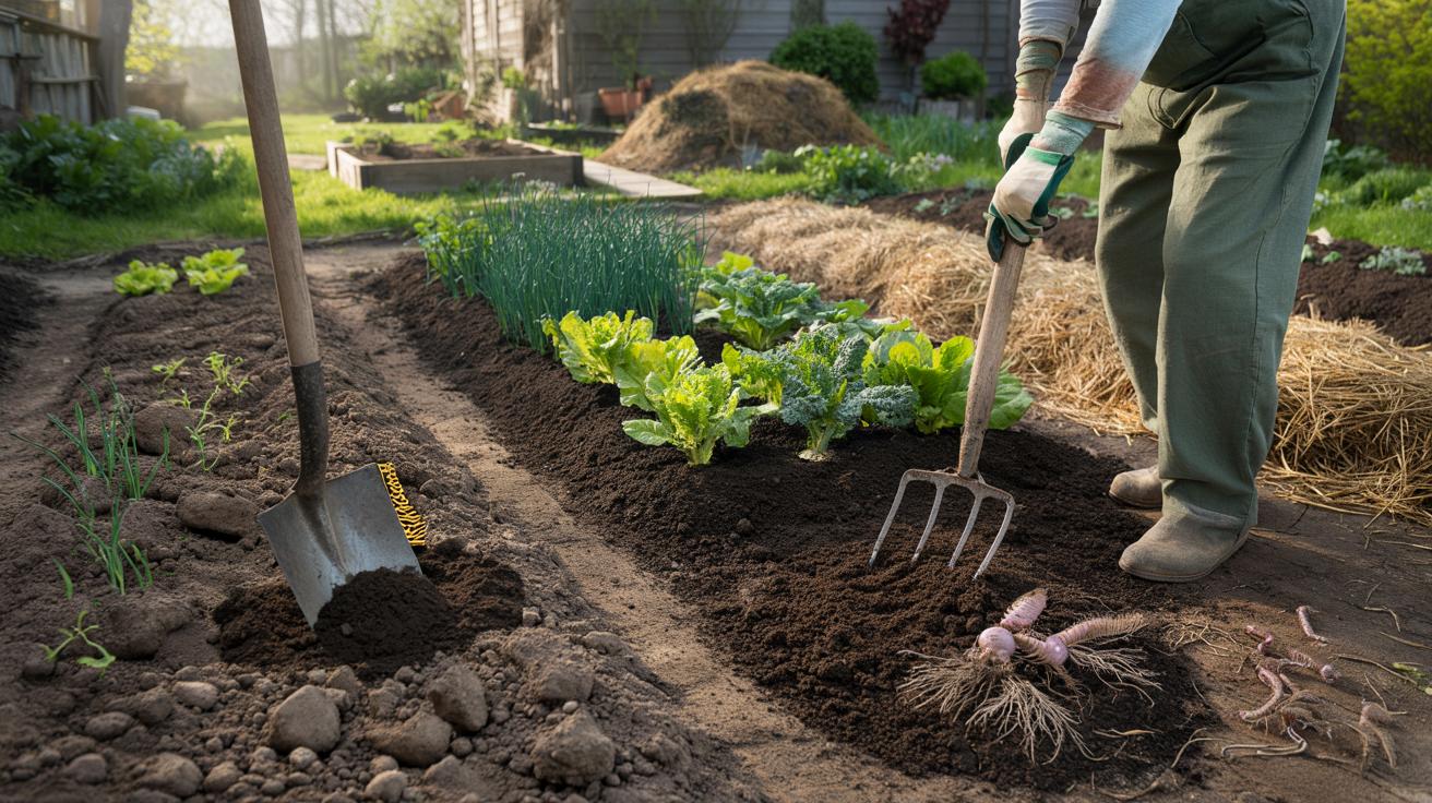 Wiosenne przekopywanie ogródka może zniszczyć plony. Sprawdź, co robić zamiast