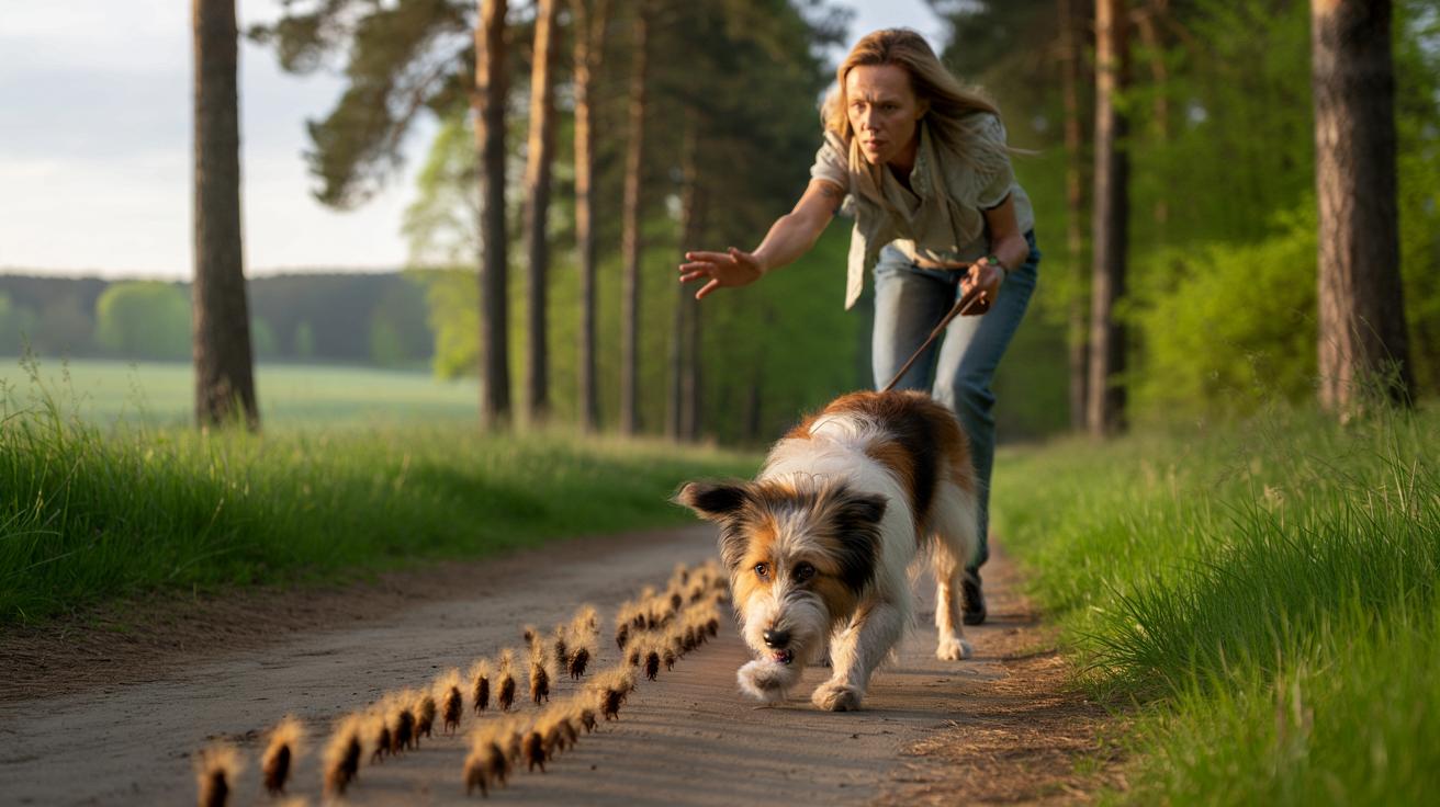 Wiosenne spacery z psem w niebezpieczeństwie. Ten odruch może go zabić