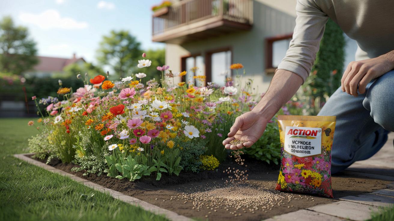 Wiosenny ogród za grosze: mieszanka nasion z Action za 0,39 zł robi efekt „wow”