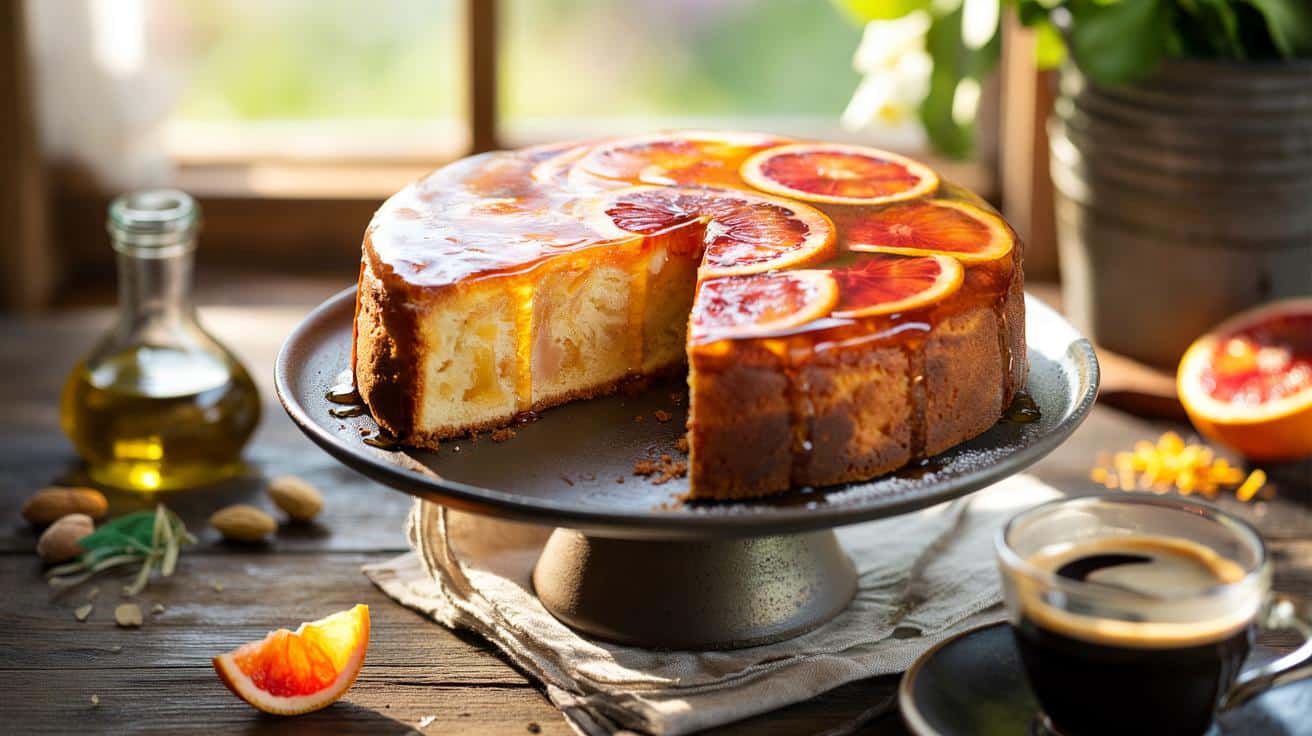 Ten wiosenny tort cytrusowy znika z talerza w kilka minut