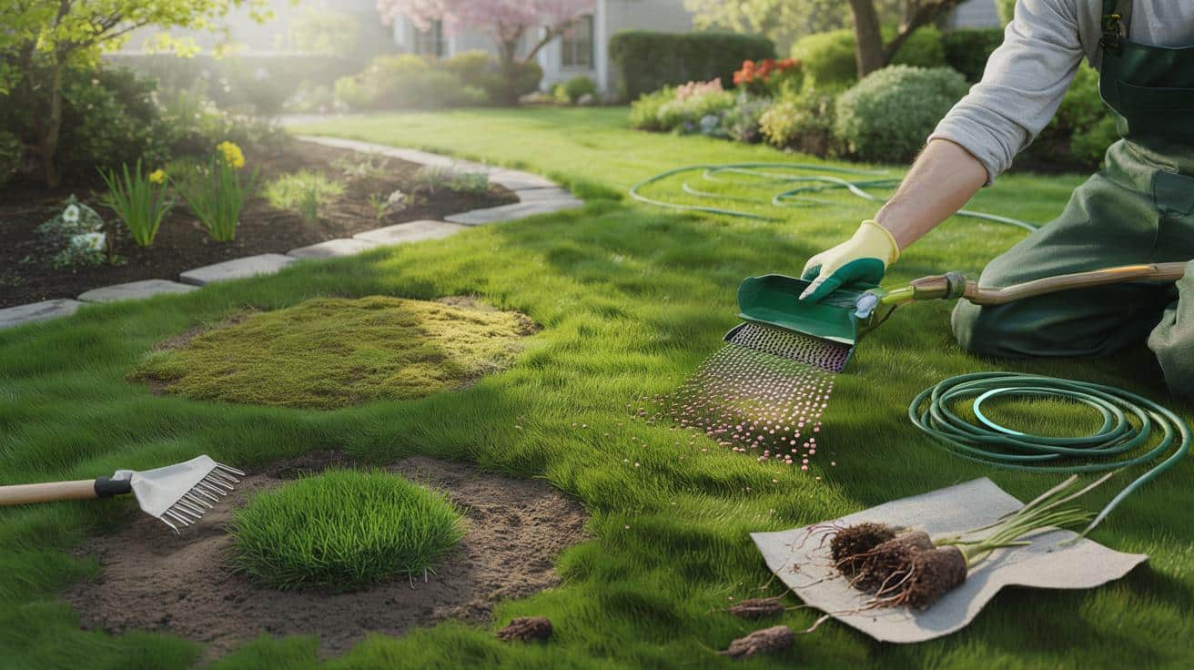 Wiosną niszczysz trawnik garścią nawozu? Te 4 kroki ratują murawę