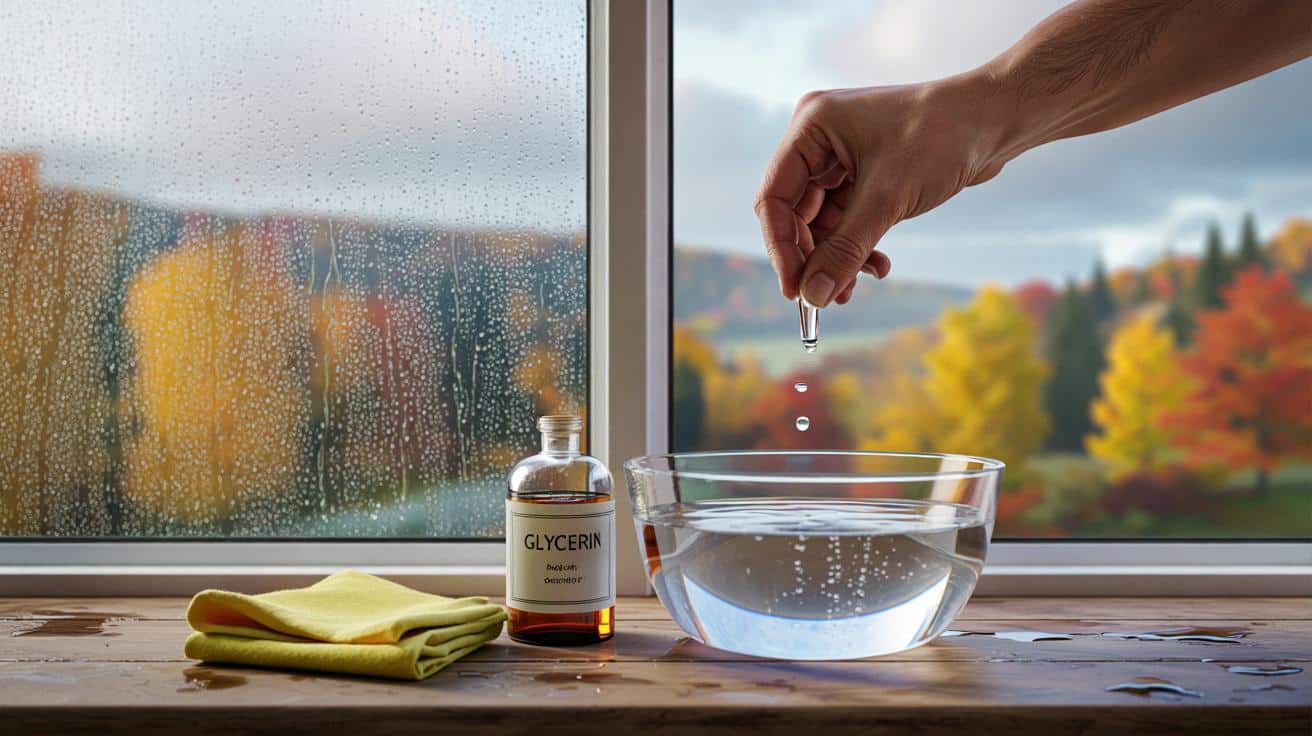 Wlej kilka kropel gliceryny do wody, a okna zostaną czyste aż do wiosny