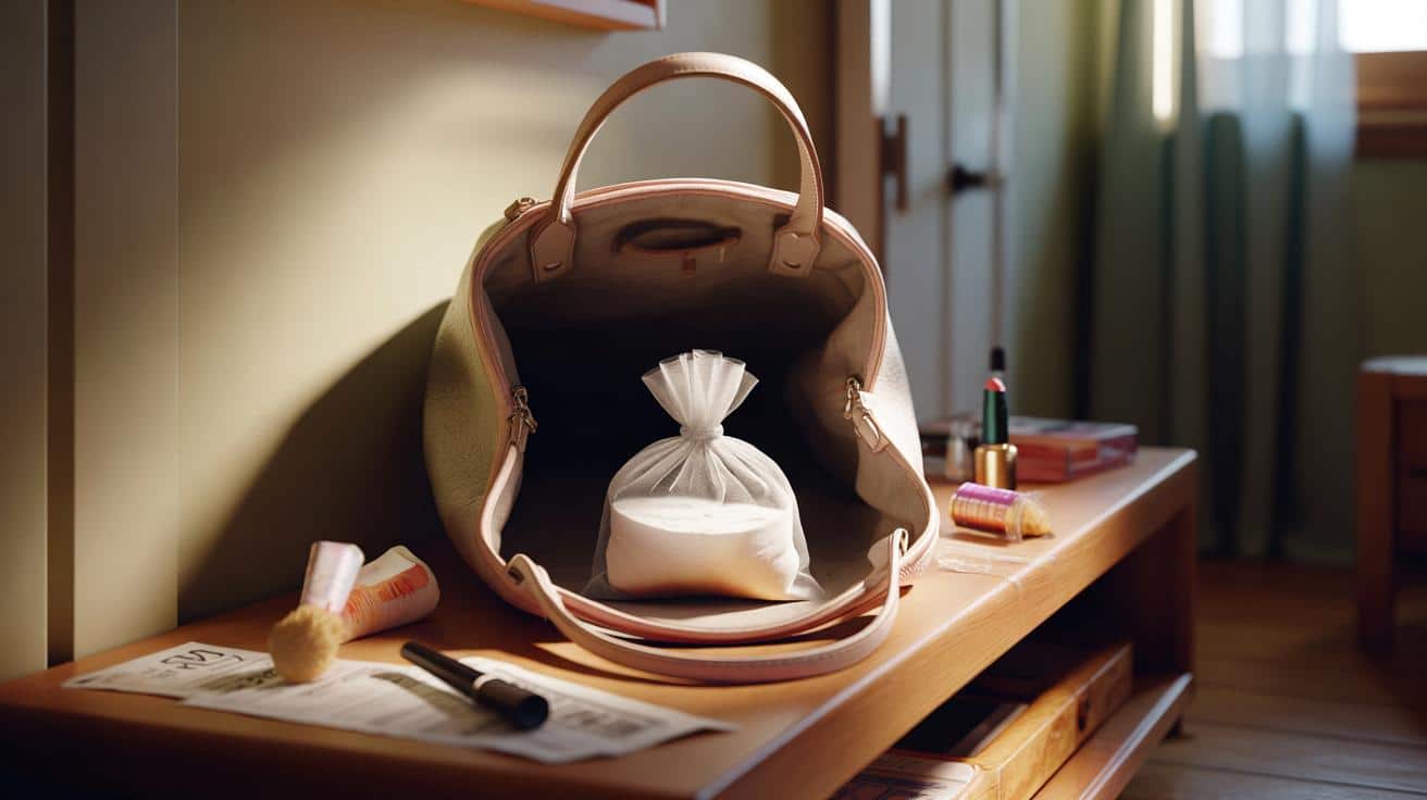 Włóż do torebki mały woreczek z sodą a zapachy znikają po jednej nocy