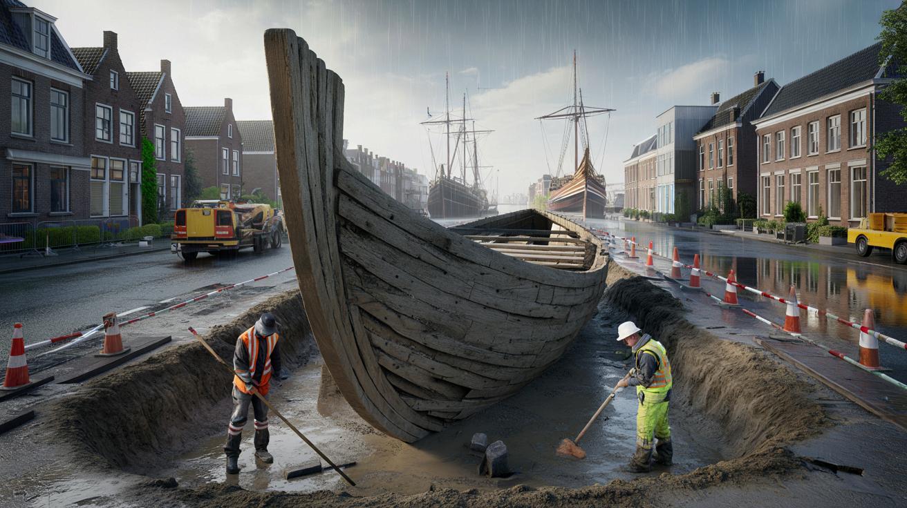 Holenderscy robotnicy trafili na wrak, który zmienia historię handlu w średniowieczu