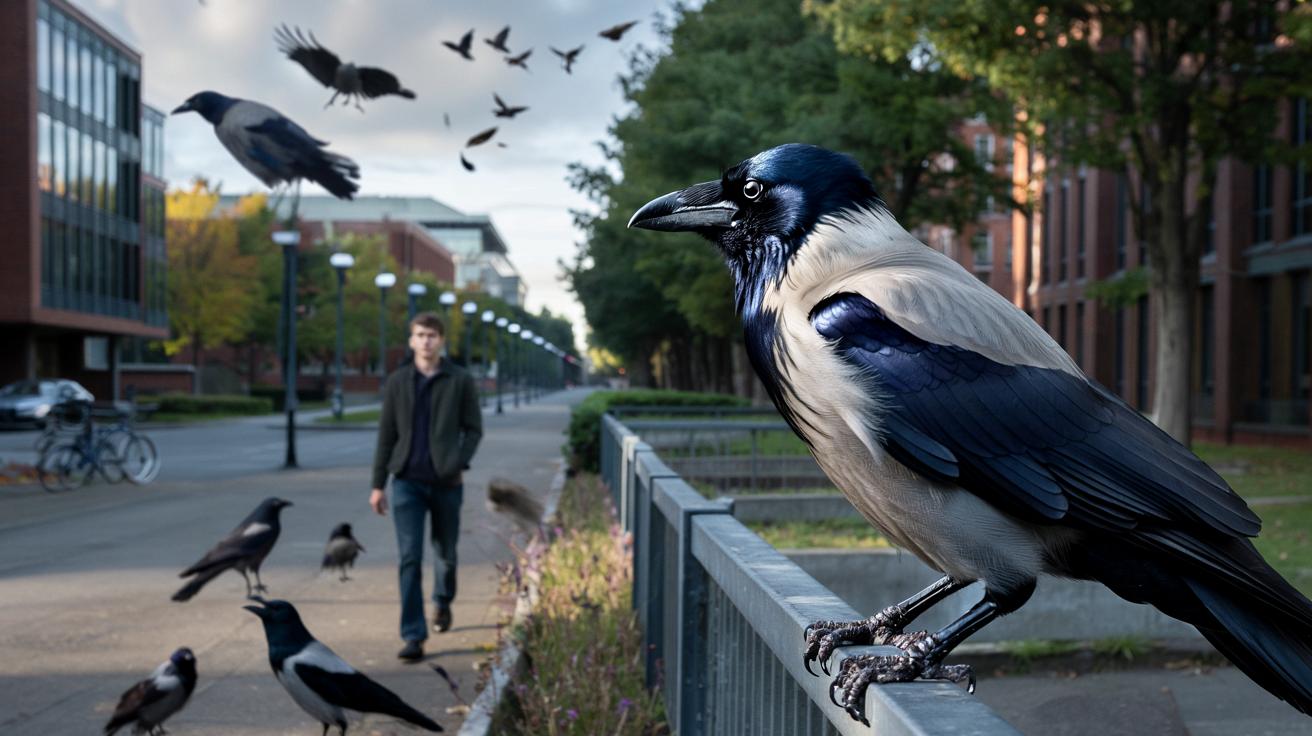 Wrony zapamiętują ludzkie twarze i pamiętają urazę nawet 17 lat