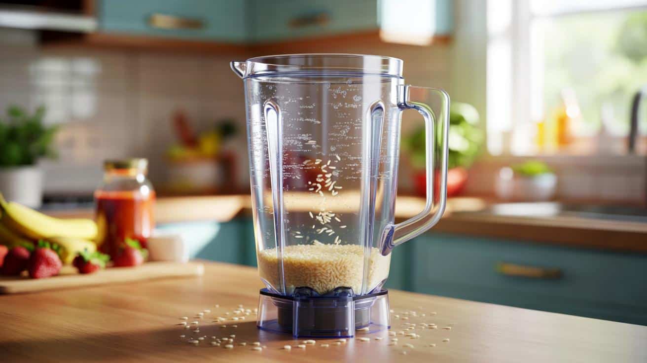 Wrzuć garstkę ryżu do blendera z wodą a wyczyści się w trzydzieści sekund