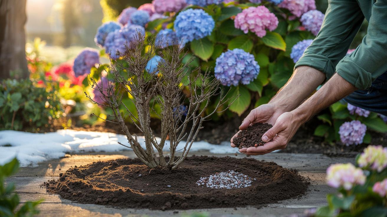 Wsyp to hortensjom do końca lutego, a eksplodują kwiatami latem
