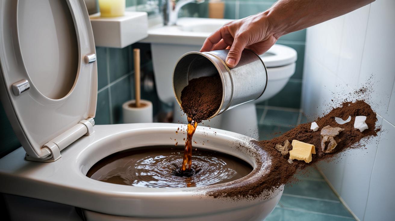Wsypujesz fusy z kawy do toalety? Oto, co naprawdę się dzieje