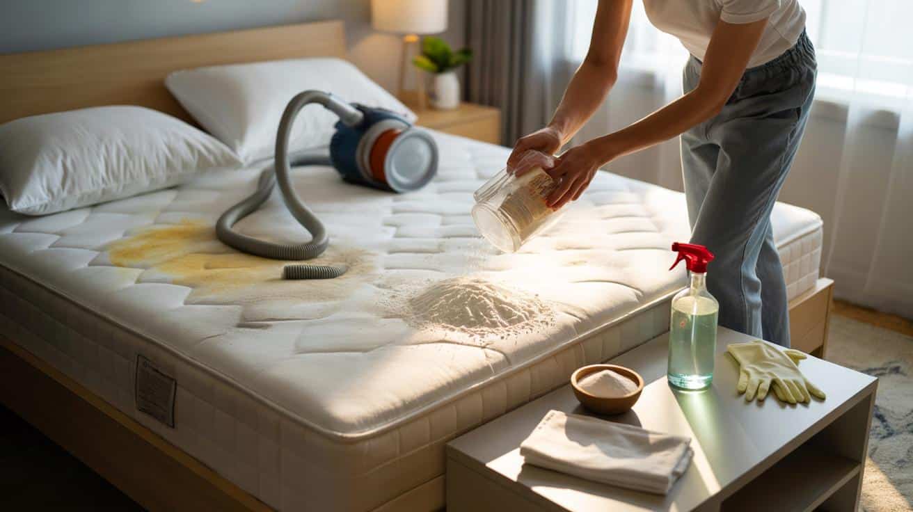 Jak wyczyścić materac po latach użytkowania przy użyciu domowych metod