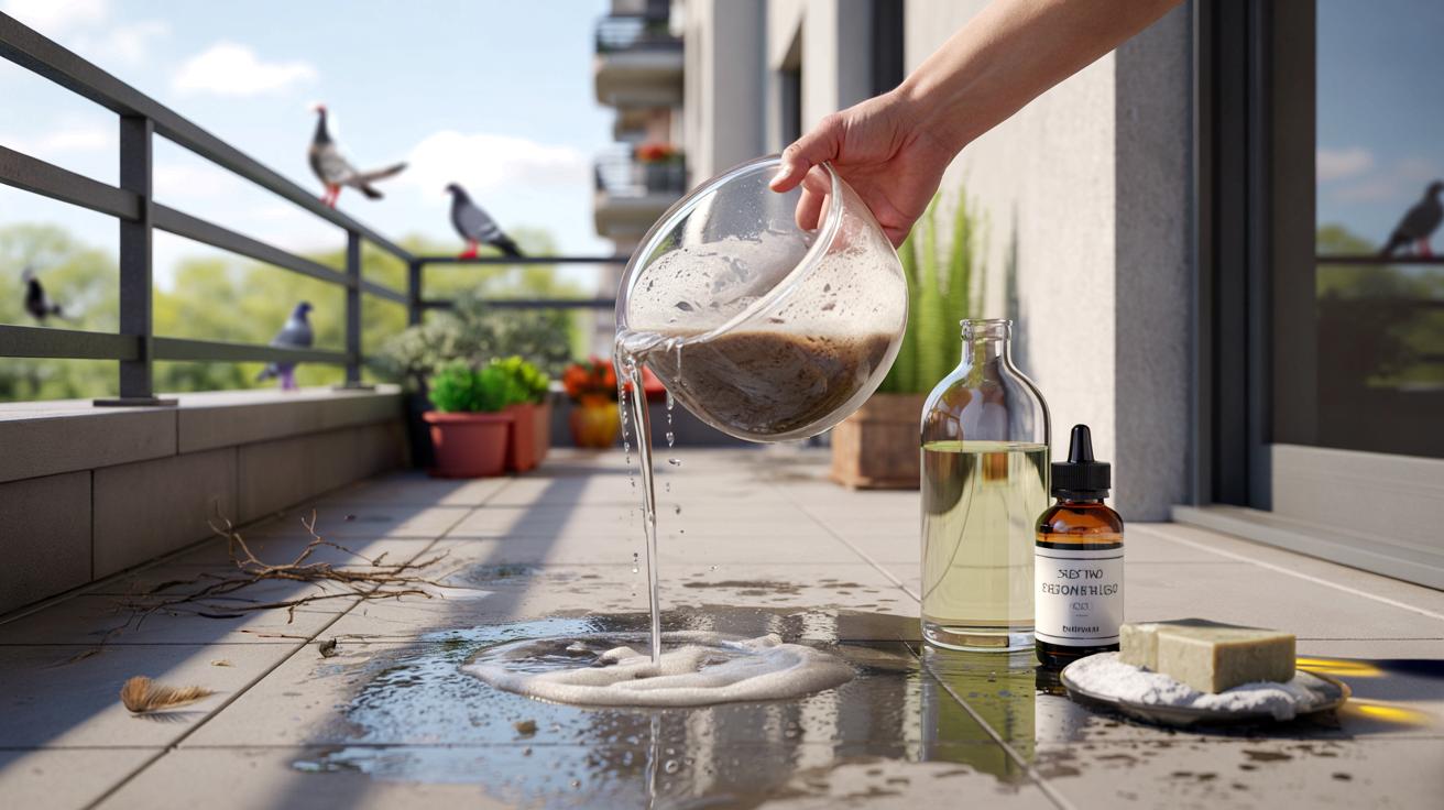Wylej tę mieszankę na balkon, a gołębie natychmiast odlecą
