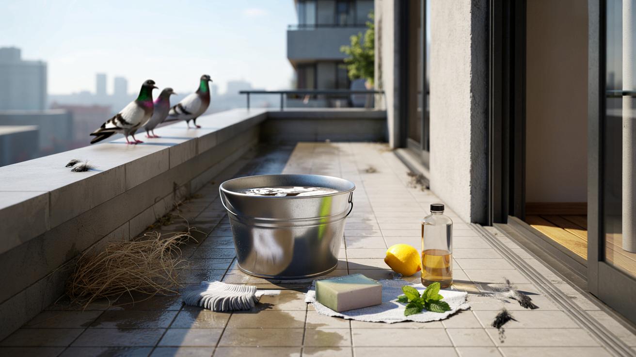 Wylej tę mieszankę na balkon, a gołębie znikną w kilka dni