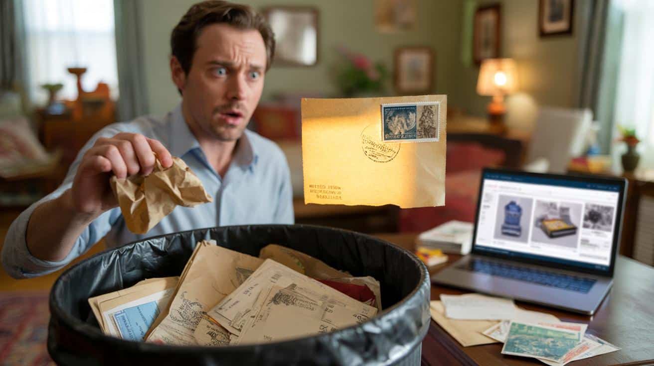 Wyrzucił stary znaczek, a chwilę później dowiedział się, że jest wart fortunę