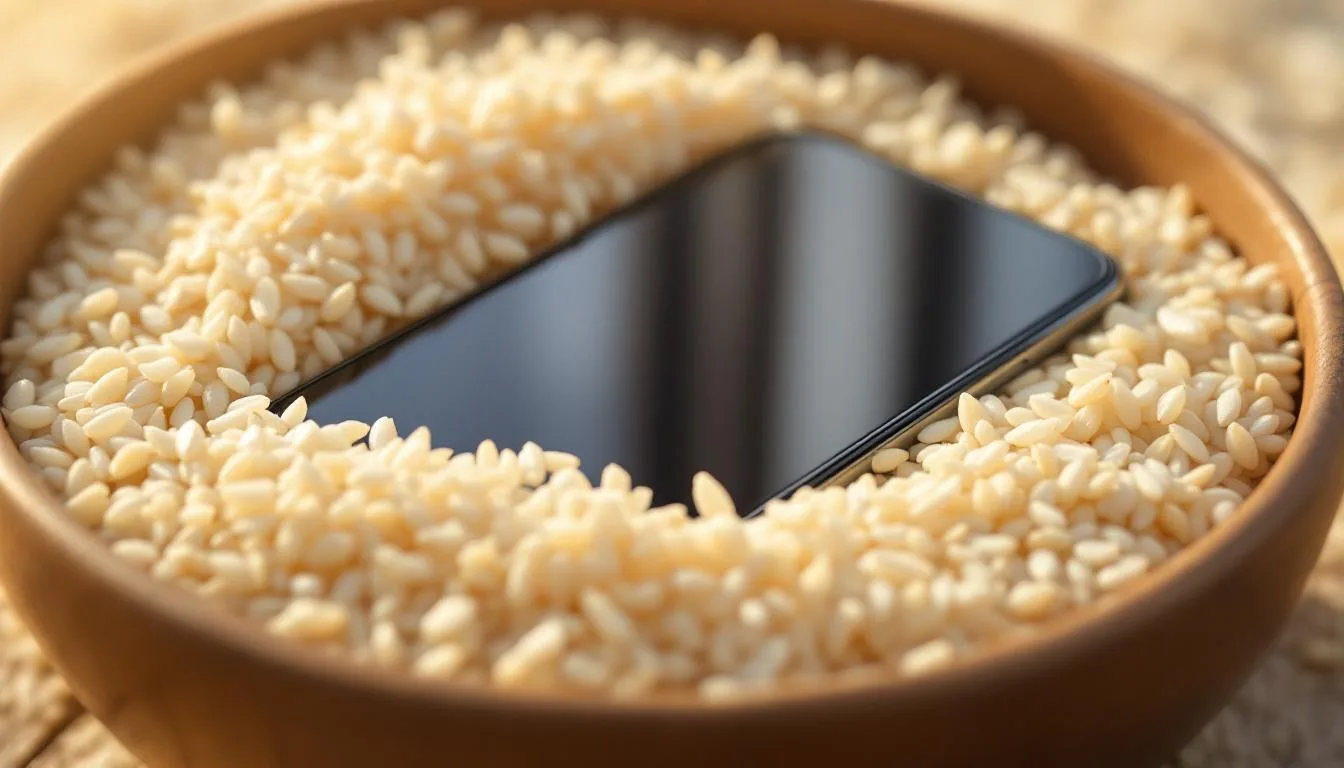 Wystarczy suchy ryż, by wilgoć z elektroniki zniknęła całkowicie