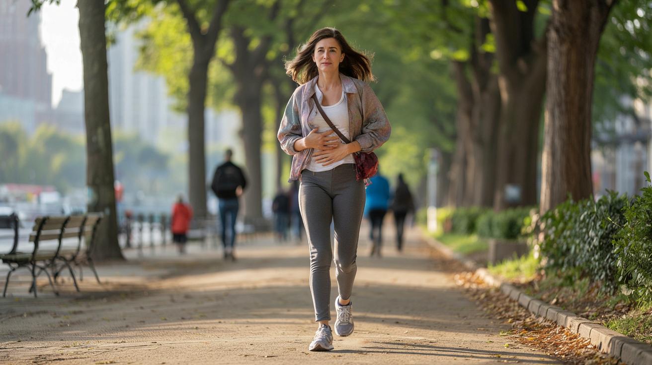 Wzdęcia podczas spaceru: kiedy to norma, a kiedy sygnał z brzucha