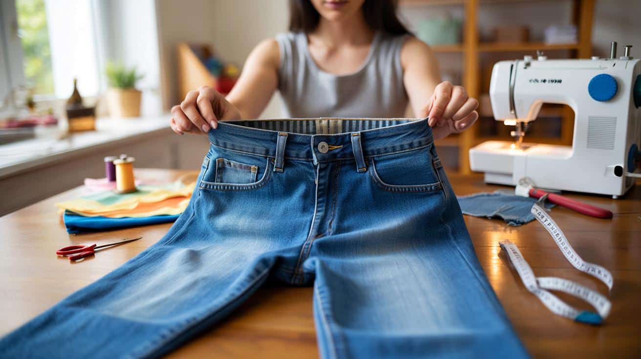 Za ciasne dżinsy? Genialny trik krawiecki doda nawet 5 cm w pasie