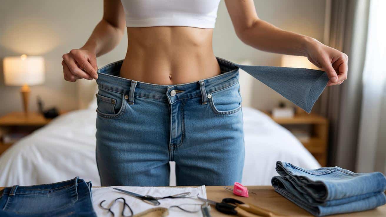 Za ciasne jeansy? Prosty trik krawiecki doda nawet 5 cm w pasie