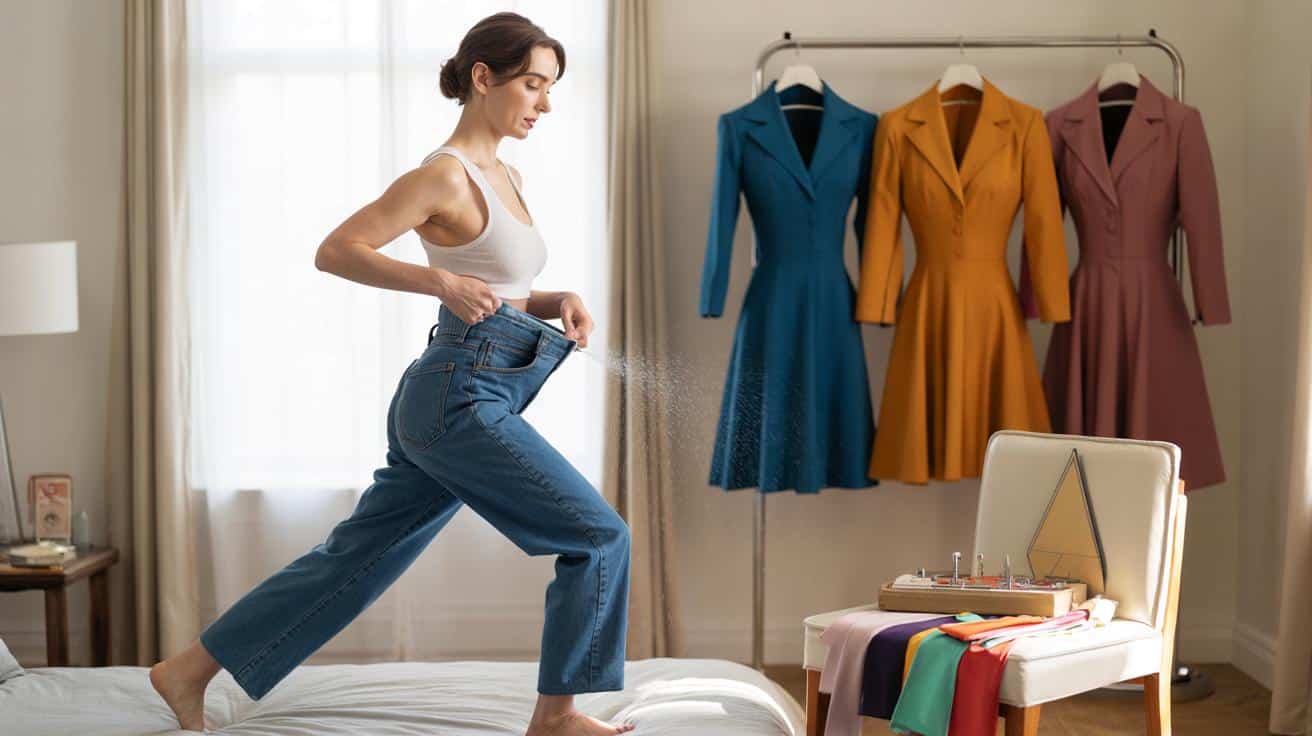 Za ciasne ubrania vintage? Prosty trik w 5 minut doda jeden rozmiar