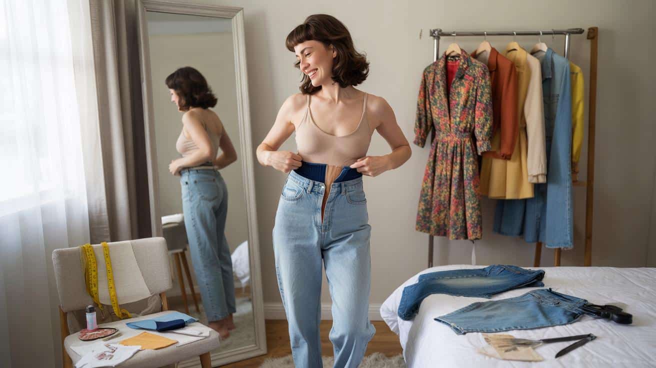 Za ciasne ubrania vintage? Trik w 5 minut, który doda ci cały rozmiar