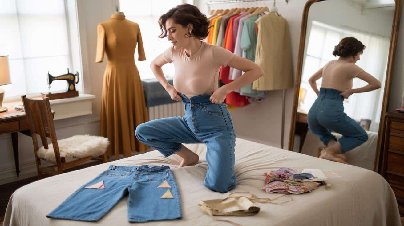 Za małe ubrania vintage? Trik na większy rozmiar w 5 minut