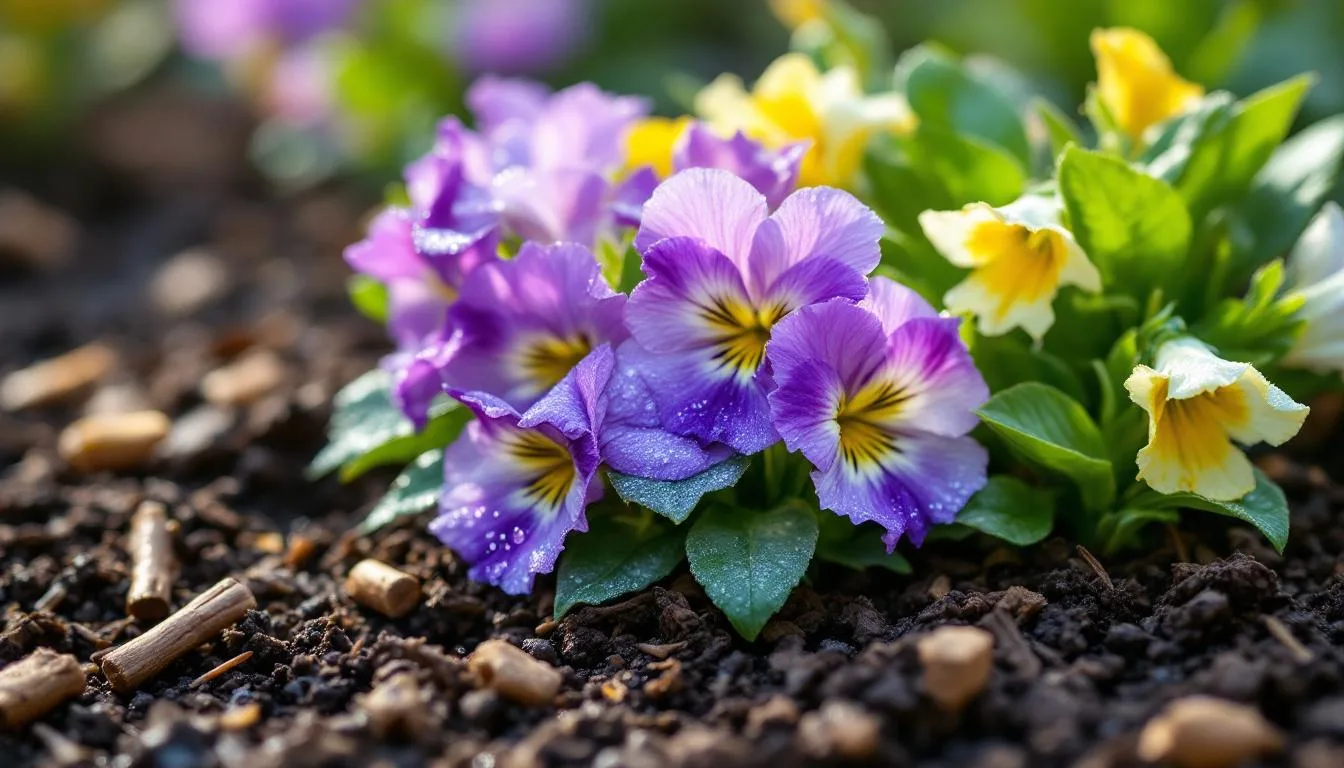 Żadne koce ani folie, ten sposób chroni bratki przed marcowymi przymrozkami