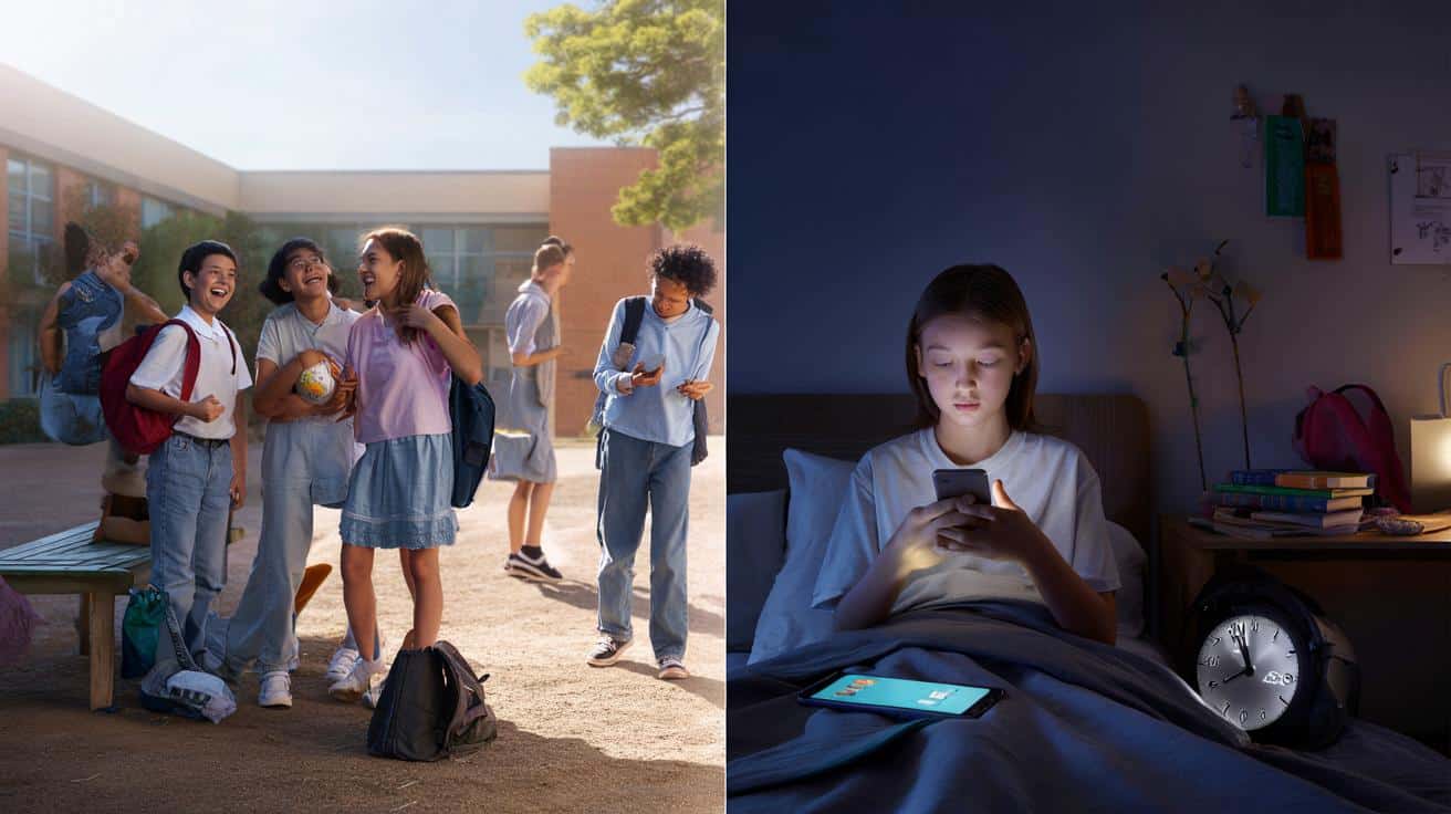 Zakaz smartfonów w szkołach: lepsze relacje w dzień, bezsenne noce