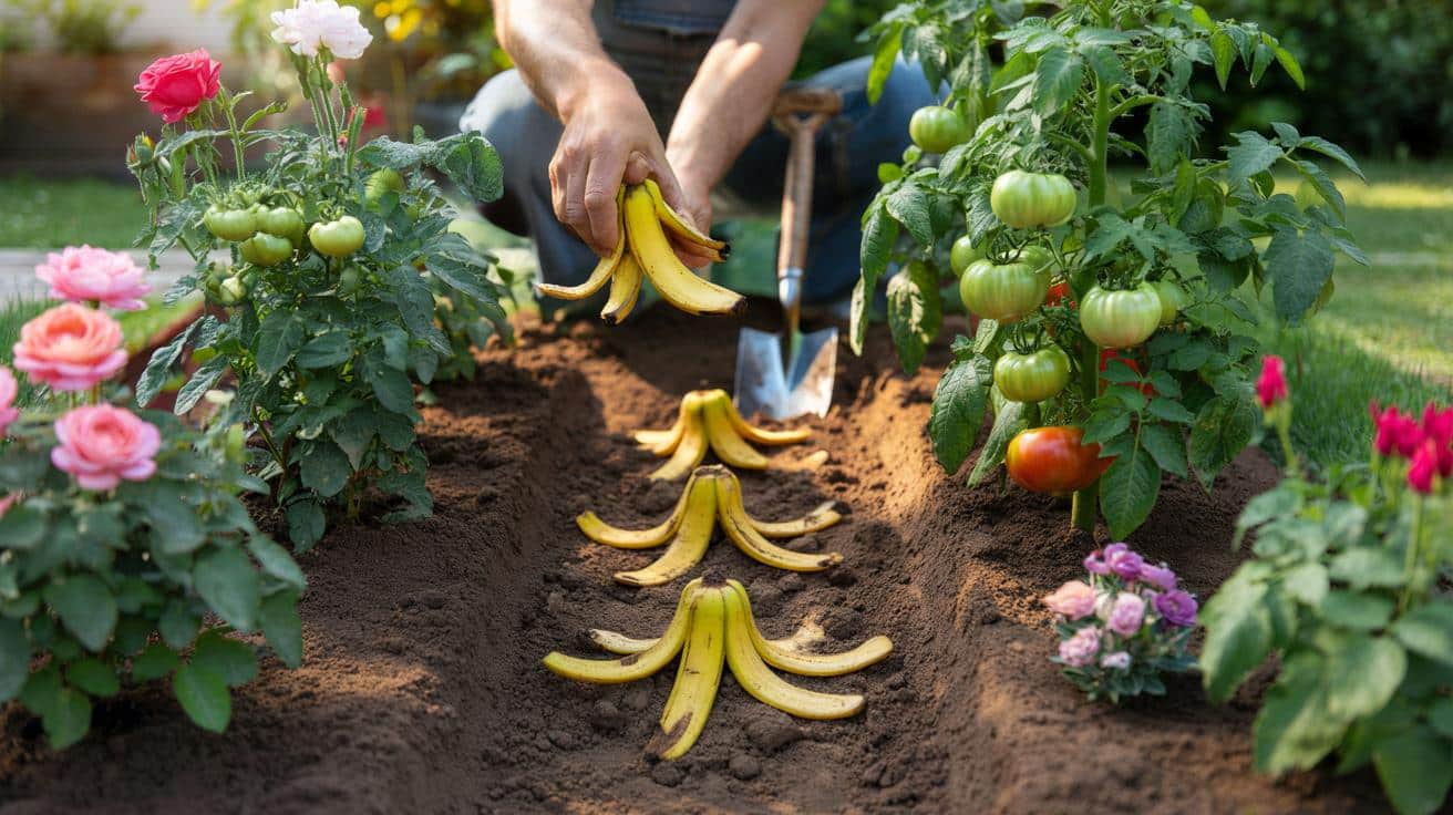 Zakop w ogrodzie pięć bananów i patrz, jak rośliny ruszają z kopyta